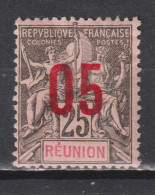 Timbre Neuf* De Réunion De 1912 N°75 MH - Neufs