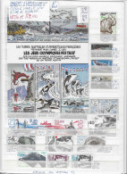 ANTARTICO FRANCESE ** 1966/2002, 13 Serie Complete + 1 BLOCCO FOGLIETTO - Lots & Serien