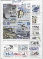 ANTARTICO FRANCESE ** 1977/2002, 12 Serie Complete + 1 BLOCCO FOGLIETTO - Lots & Serien