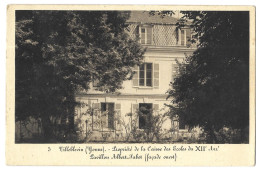 Villeblévin, Propriété De La Caisse Des écoles Du XIIe Arrondissement, Pavillon Albert Sabot, Façade Ouest (A13p3) - Villeblevin