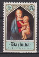 1971 Barbuda ** Mi:BX 99, Sn:BX 99, Yt:BX 98, Weihnachten 1971, Madonna, Painting By Raphael - 1960-1981 Autonomía Interna