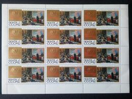 RUSSIA  MNH (**)1967 The 50th Anniversary Of Great October - Hojas Completas