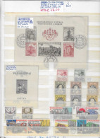 CECOSLOVACCHIA **/ʘ 1938/1980, 9 Serie Complete + 3 BLOCCHI FOGLIETTO - Verzamelingen & Reeksen