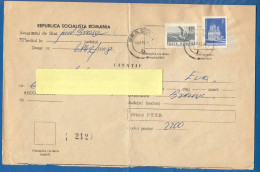 Rumänien; Document Mit Steuermarken 1978; Brasov; Romania - Fiscali