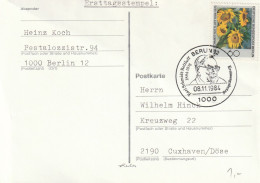 1984 Abstempelung Berlin, Karl Schmidt-Rottluff - Postkarten - Gebraucht