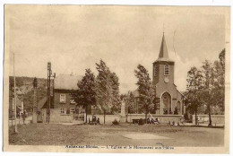 Anhée-sur-Meuse. L'Eglise Et Le Monument  Aux Héros - Anhée