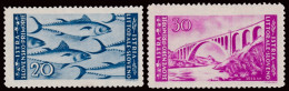 ITALY ITALIA LITORALE SLOVENO 1946 20 E 30 LIRE TIRATURA DI ZAGABRIA (Sass. 59-60) NUOVI LINGUELLATI OFFERTA!!! - Occup. Iugoslava: Litorale Sloveno