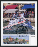 FRANCE (2023) Carte Maximum Card ATM LISA - Assemblée Générale Philapostel Cap D'Agde, Joutes Nautiques - 2020-…