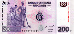 Congo - Pk N° 99a - 200 Francs - République Démocratique Du Congo & Zaïre
