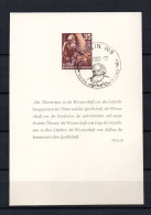 DDR 1953 Offizielles Gedenkblatt (390) Mit Sonderstempel (aus Gedenkbuch) - Nuevos