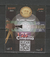 EGYPT / 2021 / EGYPTIAN CINEMA ; 125 YEARS / MNH / VF - Neufs