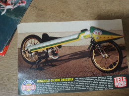 393 //  IMAGE "TELE POCHE" / " MINARELLI 50 MINI DRAGSTER  " - Moto