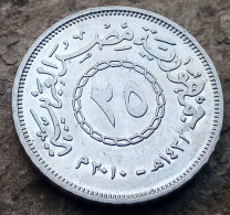 EGYPT 2010: , 25 Piastres, KM 991 , Agouz - Egypt