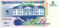 Surinam - Pk N° 136 - 5 Gulden - Surinam