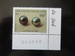 477 - 66f - LUXE** - Perles De Tahiti - Dentelés 13demi - Coin De Feuille Numéroté - Neufs