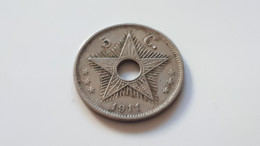 CONGO ALBERT PREMIER 5 CENTIMES 1911 COTES : 2€-4€-16€-60€ - 1910-1934: Alberto I