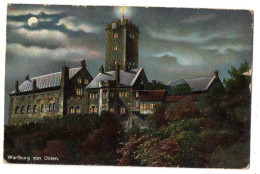 Allemagne --EISENACH --1909--Wartburg Von Osten ( La Nuit)...cachet  Hôtel .....cachet - Eisenach