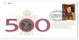 Enveloppe Numisletter Numiscover FDC Charles Quint Karel V 19-02-2000 9000 Gent Nr 5629 - Numisletters