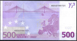 GERMANY - ALLEMAGNE - X - 500 € - R008 F1 - UNC - Trichet - 500 Euro