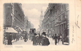 ANGLETERRE - London - Cheapside - Animée - Carte Postale Ancienne - Altri & Non Classificati