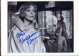 BARBARA BAIN [série TV Cosmos 1999 / Mission Impossible] - Signature Autographe Sur Photo - Handtekening
