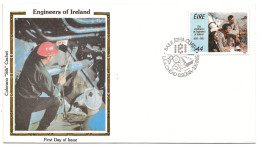 Cancel Stempel La Chead Eisiuna 3.10.1985 Chip Gears Computer IEI Dots Baile Atha Cliath - Briefe U. Dokumente