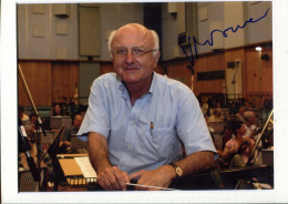 VLADIMIR COSMA  - Signature Autographe Sur Photo - Handtekening