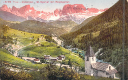 AUTRICHE - Tirol - Dolomiten - St. Cyprian Mit Rosengarten - Carte Postale Ancienne - Altri & Non Classificati