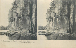 Stereographic Image North America USA Dails Sainte Croix Un Train De Bois - St Louis – Missouri