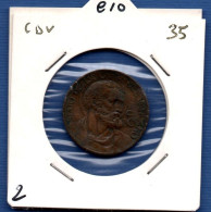 CITTA' DEL VATICANO - 10 Cents 1935 -  See Photos - Km 2 - PIO XI - Vatican