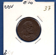 CITTA' DEL VATICANO - 10 Cents 1937 -  See Photos - Km 2 - PIO XI - Vatican