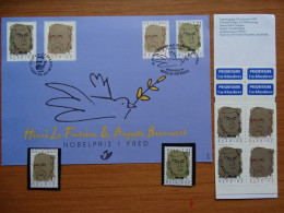 Belgique & Suède - Feuillet De Luxe + 2 Timbres Belgique & Carnet 4 Timbres Suède - Prix Nobel - Bruphila 1999 - Folettos De Lujo [LX]