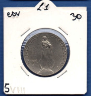 CITTA' DEL VATICANO - 1 Lira 1930 -  See Photos - Km 5 - PIO XI - Vatican