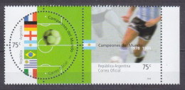 2002 Argentina 2715-2716Paar 2002 FIFA World Cup In Japan And Korea 3,00 € - 2002 – South Korea / Japan