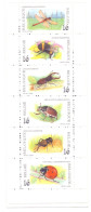 Belgique België Belgium Carnet B27 Booklet Insectes Insects Bugs Bee Beetle Abeille Coccinelle 1996 MNH XX (post Price) - Abeilles