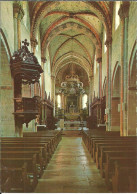 St. Ursanne Fraz. Di Clos Du Doubs (Jura, Svizzera) Eglise Collegiale, Interieur, Navata Centrale, Inside - Saint-Ursanne