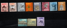 Slovaquie Lot De 11 Timbres Différents Oblitérés Période Euro - Used Stamps