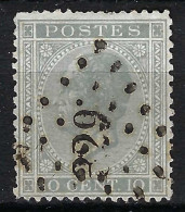 BELGIQUE Obl. PC Ca.1865-66:  Le Y&T 17, TB Obl. PC 329 - 1865-1866 Profile Left