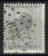 BELGIQUE Obl. PC Ca.1865-66:  Le Y&T 17, TB Obl. PC 329 - 1865-1866 Profile Left