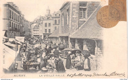 AURAY (56) Curiosité : Photomontage La Vieille Halle Le Jour Du Marché - 1903  - Éd. V.P. Faux Affranchissement - Auray