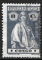 Portuguese Congo – 1914 Ceres 8 Centavos Used Stamp - Portuguese Congo