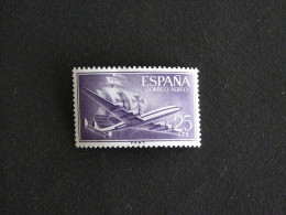 ESPAGNE ESPANA SPAIN YT PA 267 OBLITERE - CARAVELLE DE COLOMB ET AVION SUPERCONSTELLATION PLANE - Used Stamps