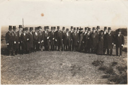 Camp ELSENBORN   Notables De MALMEDY  Visite Roi Albert 1  Photo Format CP - Elsenborn (Kamp)