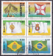 Brasilien Marken Von 1978 O/used ZD Block (Blk-19) - Usati