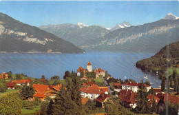 SUISSE - Spiez Am Thunersee - Wetterhorn - Schreckhorn - Eiger - Carte Postale Ancienne - Spiez