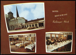 (B3229) AK 2084 Rellingen (Krs. Pinneberg), Hotel "Rellinger Hof" - Pinneberg