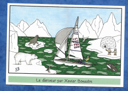 CPM FESTICART' 2022 Enghien Les Bains  Le Nautisme - Le Deriveur Illustrateur Xavier Bonastre - Bourses & Salons De Collections