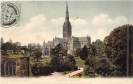 ANGLETERRE - Salisbury Cathedral - Carte Postale Ancienne - Other & Unclassified