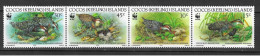 Cocos Keeling Islands 1992 MiNr. 267 - 270  Kokos-Inseln BIRDS Buff-banded Rail  WWF Rail 4v  MNH** 6,00 € - Autres & Non Classés