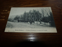 Cpa Bonne Modave Chateau Dufrénoy Et Route De Vierset - Modave